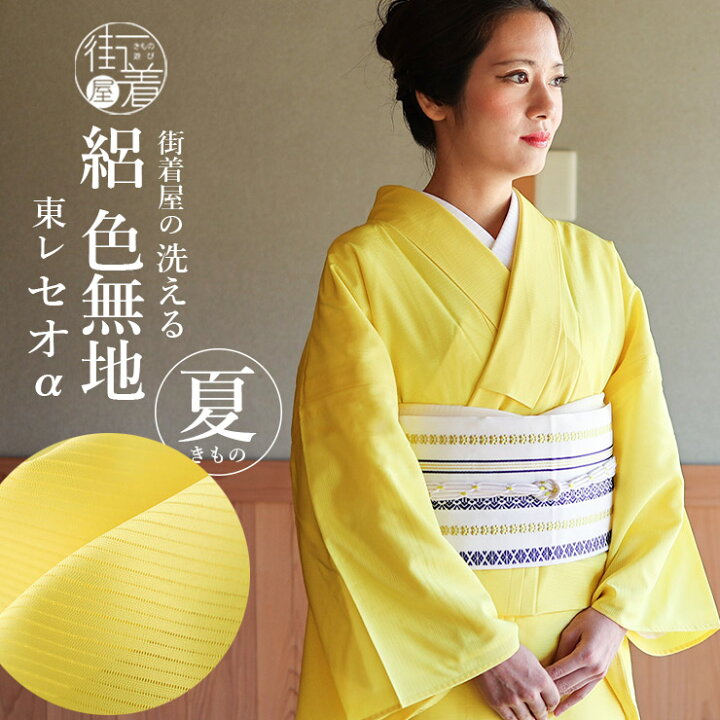 楽天市場】＼2点で3％OFFクーポン／[ 夏きもの ] 洗える 夏着物 絽 色 