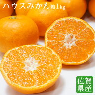 【のし対応可】 送料無料 佐賀県産 唐津 ハウスみかん S-Mサイズ 約1kg みかん 送料無料 みかん 糖度 ハ…