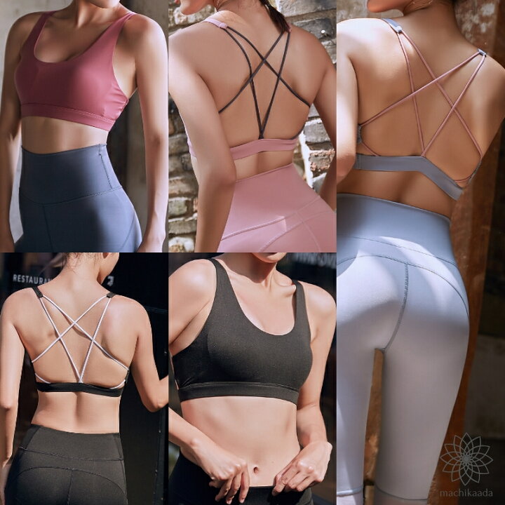 楽天市場 ブラトップ ヨガウェア トップス カップ付き ホットヨガ タンク おしゃれ インナー スポーツブラ ブラトップ タンクタイプ レディースウェア ジム ランニング 見せブラ ピラティス ホットヨガ かわいい おしゃれ 無料ラッピング ヨガ フィットネス Machikaada