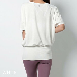 【専門店ならではの豊富な品揃え!】 ヨガウェア ピラティス ウェア トップス レディース Tシャツ ドルマンスリーブ ロング丈 丈長 ヨガ ホットヨガ ピラティス ウェア ジム ピラティスウェ