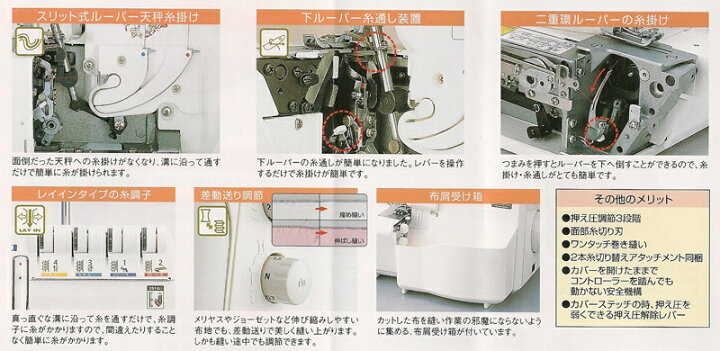 【受賞店舗】 ミシン 本体 ジューキ JUKI Collection 345DC 4本糸ロックミシン MO345DC MO-345DC