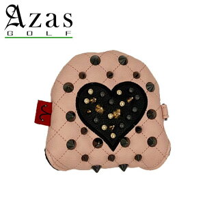 �A�U�X�S���t 7976CR �Z���� �w�b�h�J�o�[ Corazon �� x �x�[�W���s���N(��) �p�^�[�}���b�g Azas Golf Selmo Head Cover Corazon (BK×B.Pink)/BK PM 2021wn