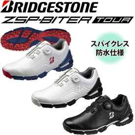 ブリヂストン ゴルフ SHG100 ゼロ スパイク バイター ツアー メンズ シューズ 2023年モデル スパイクレス 3E 男性用 靴 防水 BRIDGESTONE Golf Shoes Men's