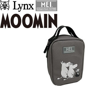 MEI x MOOMIN C [~ |[` ME3031GY-6 O[ 2024N {[P[X eB[P[X St  NX A[gEGh Lynx Golf Pouch Gray
