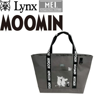 MEI x MOOMIN ���C ���[�~�� �g�[�g�o�b�O ME3033GY-0 �O���[ 2024�N���f�� �L�����[�I�� �S���t �o�b�O �����N�X �A�[�g�E�G���h Lynx Golf Tote bag Gray