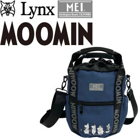 MEI x MOOMIN メイ ムーミン ショルダーバッグ ME3036NV-1 ネイビー 2024年 巾着 スナップ ゴルフ バッグ リンクス アートウエルド Lynx Golf Shoulder bag Navy