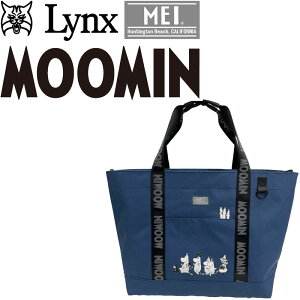 MEI x MOOMIN ���C ���[�~�� �g�[�g�o�b�O ME3037NV-8 �l�C�r�[ 2024�N���f�� �L�����[�I�� �S���t �o�b�O �����N�X �A�[�g�E�G���h Lynx Golf Tote bag Navy