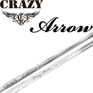 NCW[ A[ hCo[p Vtg zCgVo[ yd y Stp[c CRAZY ARROW VfUC Graphite shaft KARUKATA for Driver White Silver