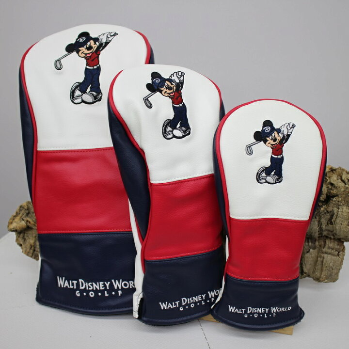 楽天市場 ウォルトディズニーワールド ゴルフ ミッキーマウス ヘッドカバー３点セット ドライバー フェアウェイウッド ユーティリティ Walt Disney World Head Cover 町のゴルフ屋さん