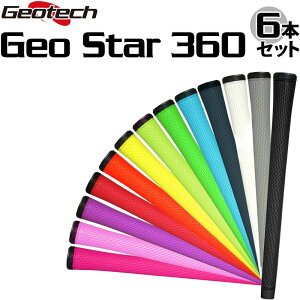 WIebNSt Geo Star 360 WI X^[ Obv Iׂ J[ 13F 6{Zbg S obNC 50g StObv Geotech Golf Grip