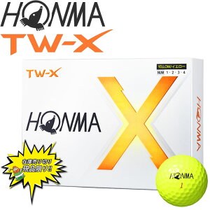  yz {ԃSt z} TW-X 2024 cA[[h St{[ CG[ 1_[X 12  Z[i HONMA TOUR WORLD TW X YE Yellow yX݌ɏiz