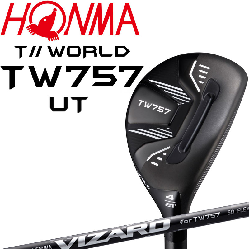 本間ゴルフ ドライバー T//WORLD TW757 TYPE-D VIZARD FOR TW757 ロフト角:10.5° フレックス:R ブラック 