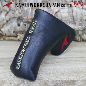 JC[NXWp p^[Jo[ s^Cv u[h^ ubN×S[h St wbhJo[  kamuiworks Japan golf putter cover
