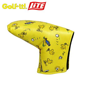 ライト スヌーピー パターカバーウッドストック H-131 黄 キャラクター トリ かわいい LITE JAPAN Snoopy Yellow bird Putter cover 19wn