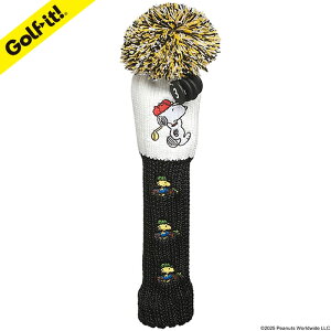 s[ibc Xk[s[  EbhXgbN jbg UT [eBeB wbhJo[ H-497 PEANUTS Snoopy Woodstock Golf it LITE Utility Hybrid Head Cover