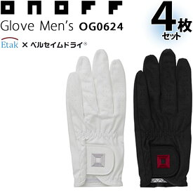 グローブライド ダイワ オノフ ゴルフ グローブ メンズ OG0624 左手用 4枚セット 2024年 右利きプレイヤー用 片手 GLOBERIDE DAIWA ONOFF Golf Glove Men's