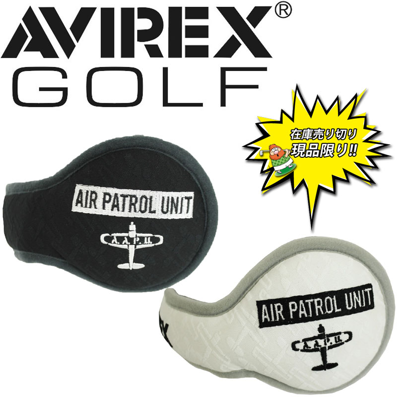 AVIREX GOLF カモフラージュ柄のイヤーマフラー 希望者のみラッピング無料 在庫限り アヴィレックス 割引 ゴルフ ジャガードバックアーム イヤーマフラー フリーサイズ レディース Ear Box:1 耳 AVXBA2-12EM muffs メンズ セール品 warmer