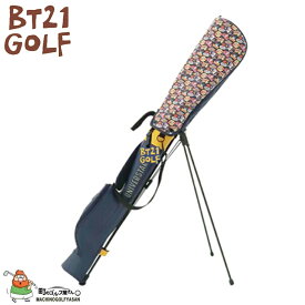 BT21 ビーティーニジュウイチ ゴルフ ホールインワン ライトスタンドバッグ かわいい 軽量 防水 ネイビー BT21 GOLF HOLE IN ONE LIGHT STAND BAG 2022wn