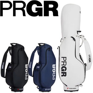プロギア カジュアルモデル キャディバッグ PCB-110 2024年モデル 9型 47インチ対応 3.7kg シンプルデザイン カート ゴルフバッグ PRGR Golf Caddy Bag GC1930
