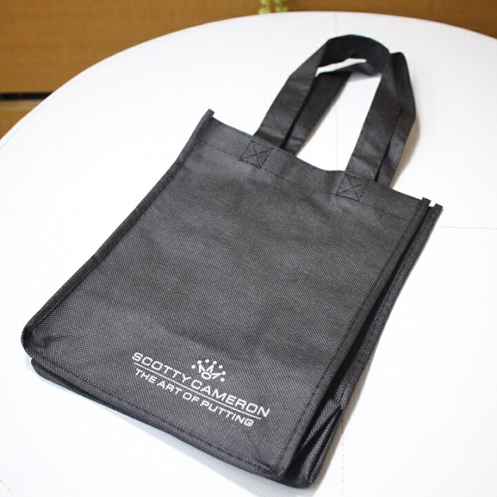 楽天市場】スコッティキャメロン 不織布トートバッグ ブラック 