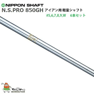 {Vtg N.S.PRO 850GH ACAp yʃX`[Vtg 6{Zbg (#5-W) NIPPON SHAFT Iron Steel Shaft