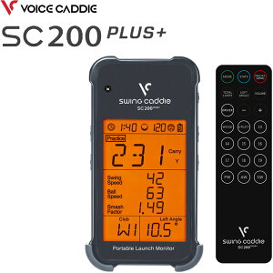 �{�C�X�L���f�B SC200PLUS�{ �X�C���O�L���f�B 200 �v���X 2026 ���^ �e������� �S���t �|�[�^�u�� ���[���`���j�^�[ VC VOICE CADDIE Swing Caddie 200 PLUS+