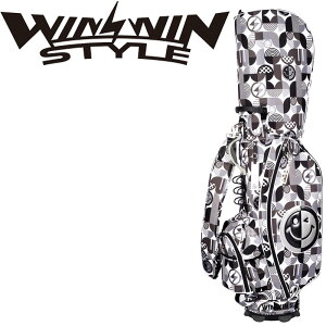 EBEBX^C }`ACR J[gobO CB-156 BK ubN 2025 X}C LfBobO  WINWIN STYLE MULTI ICON CART BAG GOLF CADDY