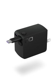 CIO NovaPort DUO 2 45W Built in CORD REEL 65cm USB-C ケーブル内蔵 巻取り式 PD 急速充電器 2台同時充電 [NovaIntelligence NovaEngine搭載] ACアダプター Type-C iPhone 17 / Air / 16 / 15 Android Galaxy Macbook iPad向け ノートPC