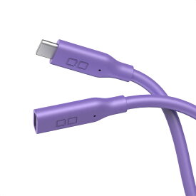 CIO シリコンケーブル Type-C ケーブル 240W 急速充電 絡まない PD USB-C 0.5m 高速データ転送 20Gbps 4K 映像出力 USB4.0 Gen2 PD EPR e-Marker MacBook Pro iPad mini Android アンドロイド Galaxy Xperia Switch CIO SL240W