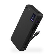 CIO SMARTCOBY Pro CABLE 100W 20K | モバイルバッテリー 最大 100W ケーブル内蔵 大容量 20000mAh [脱着…