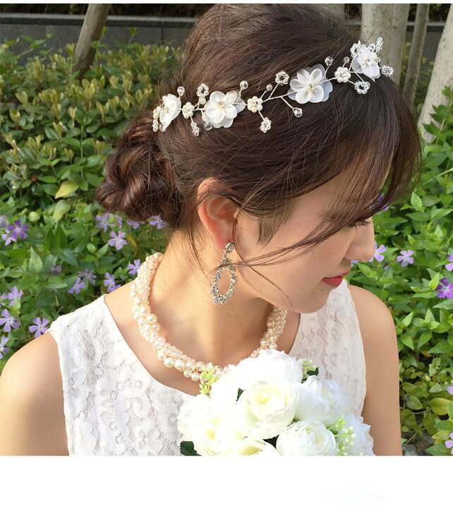 新入荷！ウェディング　結婚式　ゴールド　ヘッドドレス　ヘアアクセサリー　前撮りp