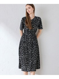 ジオメトリックプリントワンピース MACKINTOSH LONDON マッキントッシュ ロンドン ワンピース・ドレス ワンピース ベージュ ネイビー【送料無料】[Rakuten Fashion]
