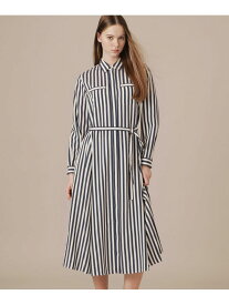 【SALE／38%OFF】【婦人画報4月号掲載】ドビーストライプワンピース MACKINTOSH LONDON マッキントッシュ ロンドン ワンピース・ドレス ワンピース ネイビー【RBA_E】【送料無料】[Rakuten Fashion]