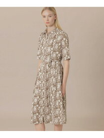 【SALE／40%OFF】【婦人画報4月号掲載】【BIBURY FLOWER】バイブリーフラワースムースワンピース MACKINTOSH LONDON マッキントッシュ ロンドン ワンピース・ドレス ワンピース ベージュ ブルー【RBA_E】【送料無料】[Rakuten Fashion]