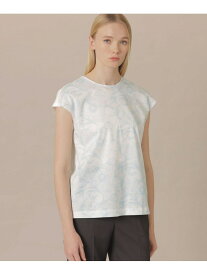 【SALE／34%OFF】【婦人画報4月号掲載】【BIBURY FLOWER】エッチングバイブリーTシャツ MACKINTOSH LONDON マッキントッシュ ロンドン トップス カットソー・Tシャツ ブルー ベージュ グリーン【RBA_E】【送料無料】[Rakuten Fashion]