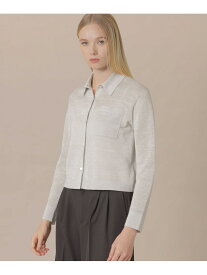 【SALE／36%OFF】【婦人画報4月号掲載】シャイニーリネンニットシャツ MACKINTOSH LONDON マッキントッシュ ロンドン トップス ニット グレー ブルー イエロー【RBA_E】【送料無料】[Rakuten Fashion]