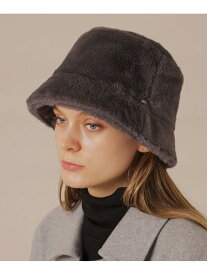 【SALE／30%OFF】ファーバケットハット MACKINTOSH LONDON マッキントッシュ ロンドン 帽子 ハット ベージュ グレー【RBA_E】【送料無料】[Rakuten Fashion]