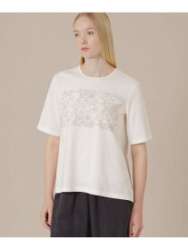 【SALE／20%OFF】【BIBURY FLOWER】ドローインググラフィックバイブリーTシャツ MACKINTOSH LONDON マッキントッシュ ロンドン トップス カットソー・Tシャツ グレー ホワイト【RBA_E】【送料無料】[Rakuten Fashion]