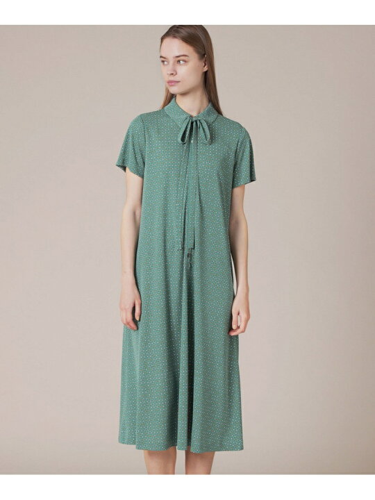 楽天市場 Sale 39 Off バスケットウィーブプリントワンピース Mackintosh London マッキントッシュ ロンドン ワンピース ドレス シャツワンピース グリーン ブラック Rba E 送料無料 Rakuten Fashion Mackintosh London
