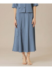 【SALE／30%OFF】シルキーサテンスカート MACKINTOSH LONDON マッキントッシュ ロンドン スカート ロング・マキシスカート ブラウン ブルー【RBA_E】【送料無料】[Rakuten Fashion]