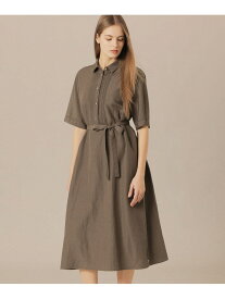 【SALE／22%OFF】ライトナチュラルタンブラーワンピース MACKINTOSH LONDON マッキントッシュ ロンドン ワンピース・ドレス ワンピース ネイビー ブラウン【RBA_E】【送料無料】[Rakuten Fashion]