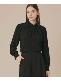 【SALE／30%OFF】【婦人画報11月号掲載】バックサテンジョーゼットブラウス MACKINTOSH LONDON マッキントッシュ ロンドン トップス シャツ・ブラウス ブラック ホワイト【RBA_E】【送料無料】[Rakuten Fashion]