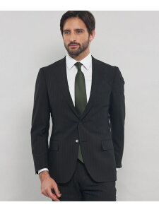�ySALE�^30%OFF�z�yNEW BRIDGE�zSuper110's �R���r�l�[�V�����X�g���C�v MACKINTOSH LONDON �}�b�L���g�b�V�� �����h�� �X�[�c�E�t�H�[�}�� �X�[�c�W���P�b�g �u���b�N�yRBA_E�z�y���������z[Rakuten Fashion]