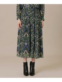 【SALE／24%OFF】ボタニカルウォールプリントスカート MACKINTOSH LONDON マッキントッシュ ロンドン スカート ロング・マキシスカート グリーン ベージュ【RBA_E】【送料無料】[Rakuten Fashion]