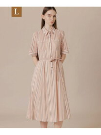 【SALE／36%OFF】【L】マーブルストライプワンピース MACKINTOSH LONDON　(L Size) マッキントッシュ ロンドン ワンピース・ドレス ワンピース ピンク グリーン【RBA_E】【送料無料】[Rakuten Fashion]