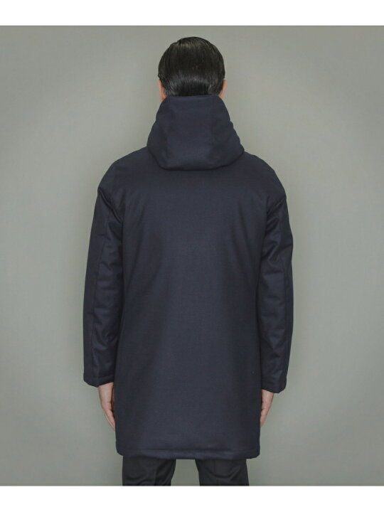 楽天市場】【SALE／22%OFF】ウールサキソニーフーデッドロングダウン 