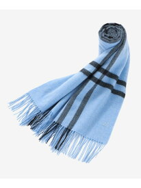 【Precious12月号】Wウィンドペンカシミヤストール MACKINTOSH LONDON マッキントッシュ ロンドン ファッション雑貨 マフラー・ストール・ネックウォーマー ホワイト ブラック ブルー【送料無料】[Rakuten Fashion]