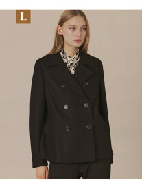 【Precious12月号】【L】【KEIGHLEY/キースリー】ウールダブルクロスメルトンショートコート MACKINTOSH LONDON　(L Size) マッキントッシュ ロンドン ジャケット・アウター その他のジャケット・アウター ベージュ ブラック【送料無料】[Rakuten Fashion]