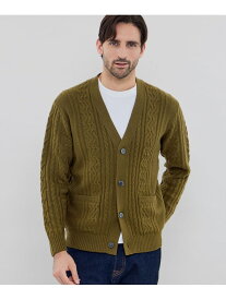 アランニットカーディガン MACKINTOSH LONDON マッキントッシュ ロンドン トップス ニット ブラック グリーン【送料無料】[Rakuten Fashion]