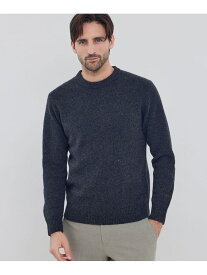 イタリアンシェットウールクルーネックニット MACKINTOSH LONDON マッキントッシュ ロンドン トップス ニット ネイビー グリーン ベージュ【送料無料】[Rakuten Fashion]